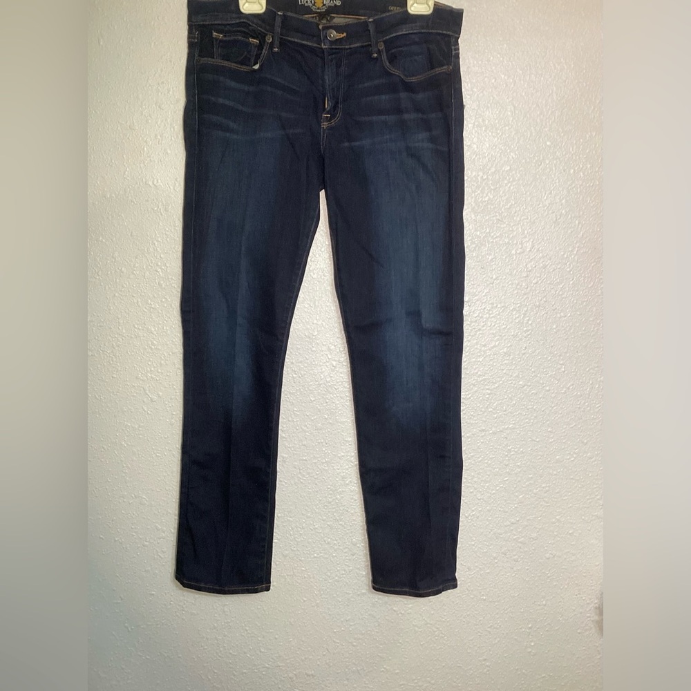 Lucky Brand Cate stacked skinny Women's Dark Blue Jeans 12
